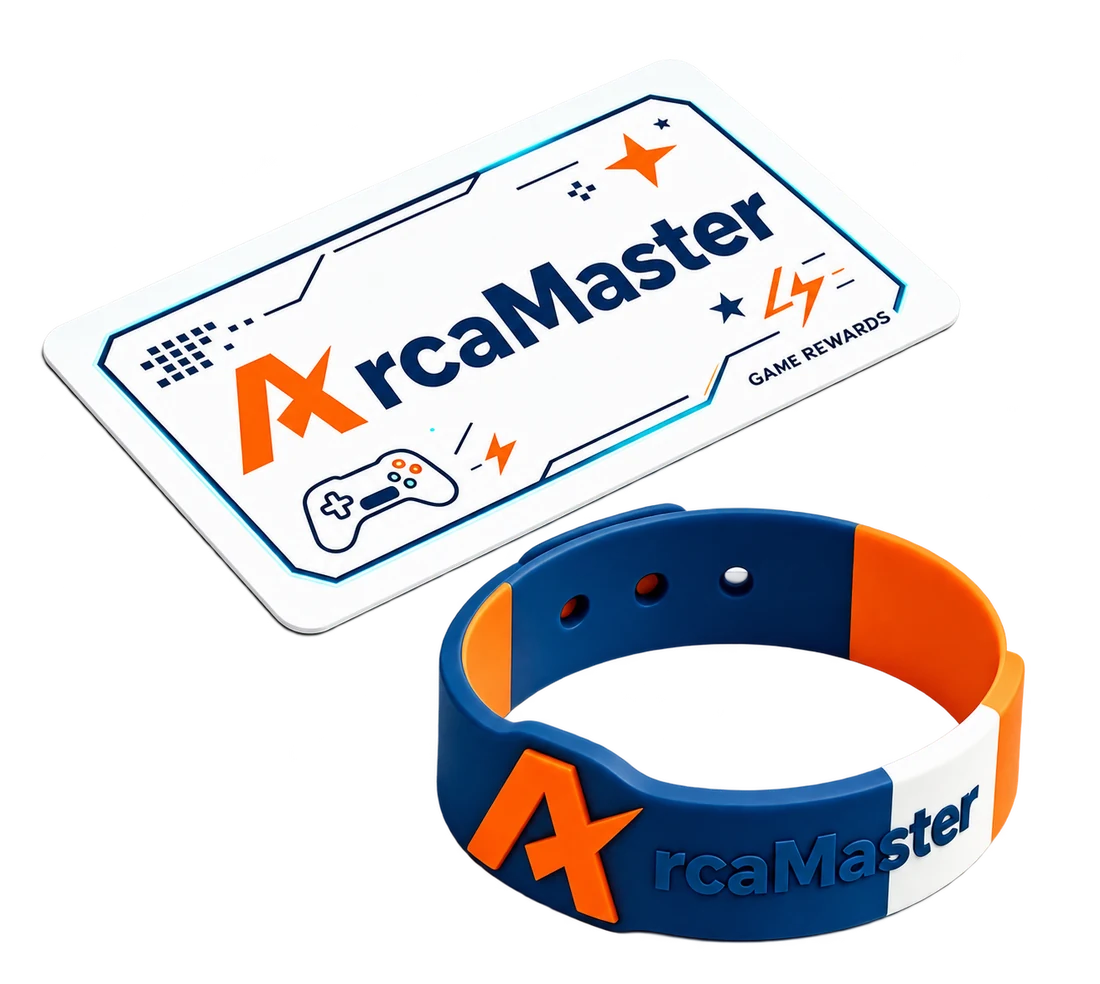 ArcaMaster PlayCard and RFID wristband