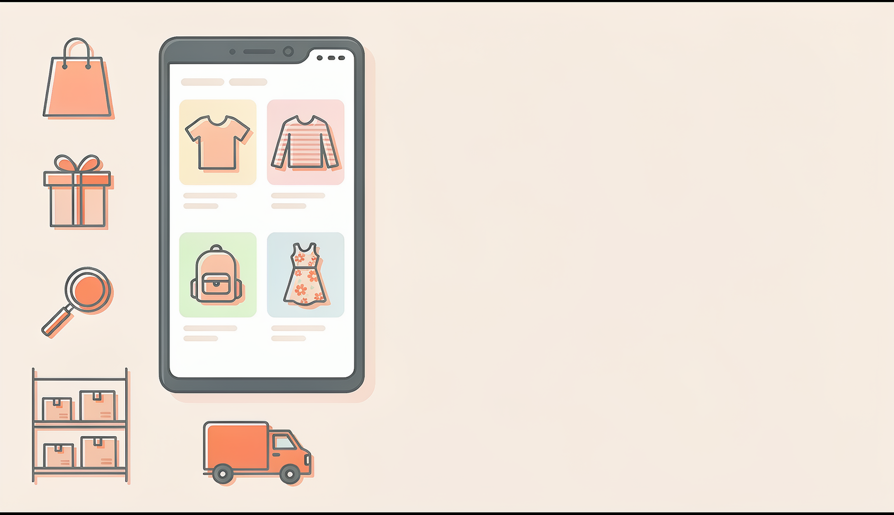 Shopee平台与订单流转元素示意