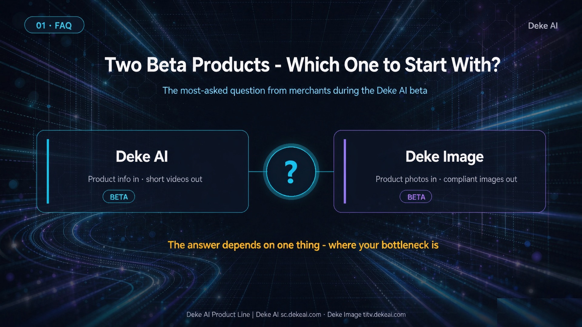 Two Beta Products — Which One to Start With?