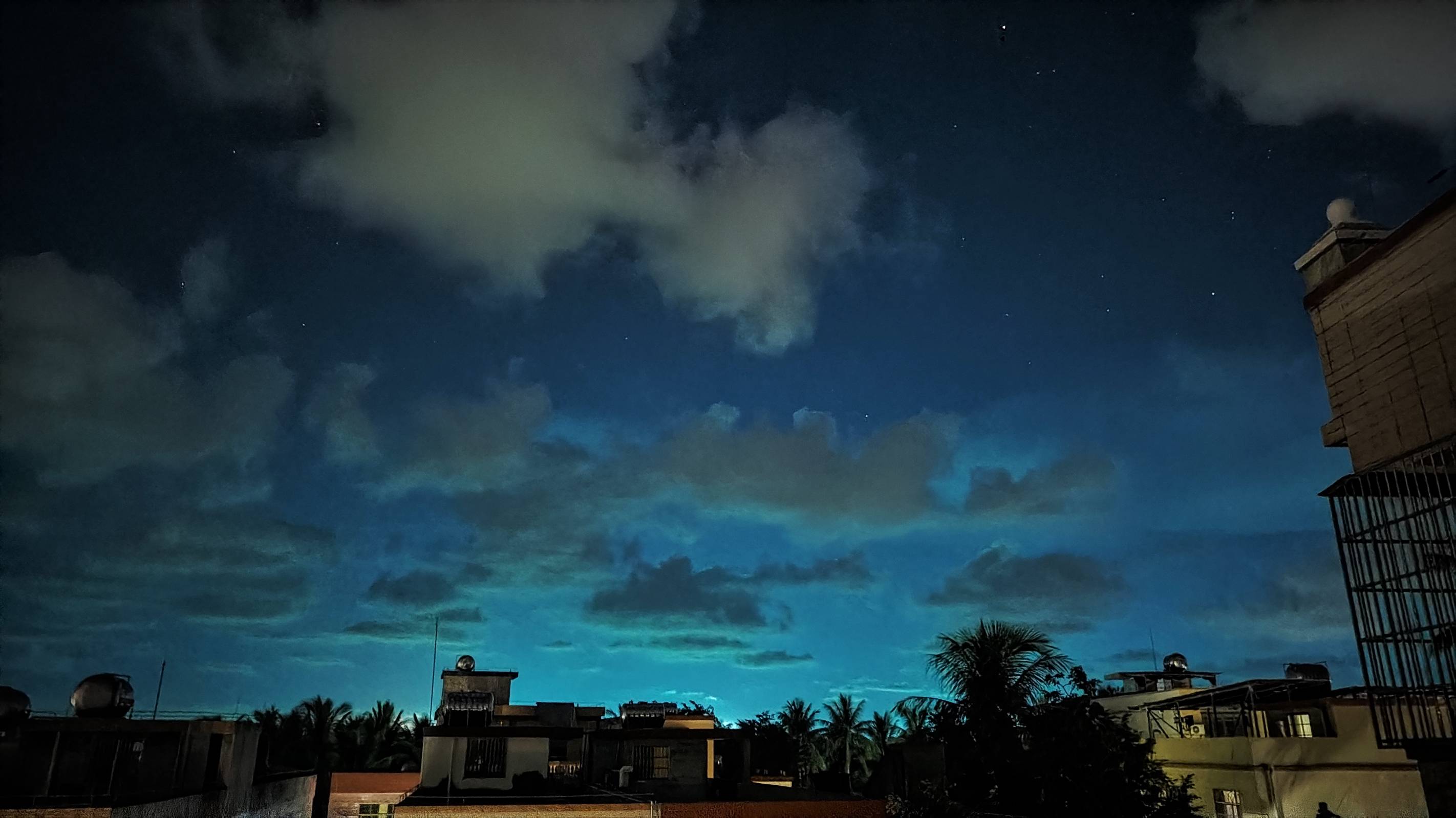 国庆·文昌的夜空