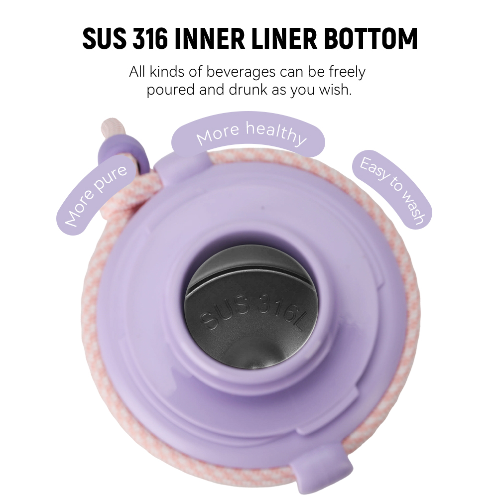 SUS316L inner liner bottom stamped inside the Y-1023 kids flask SUS316L inner liner bottom stamped inside the Y-1023 kids flask