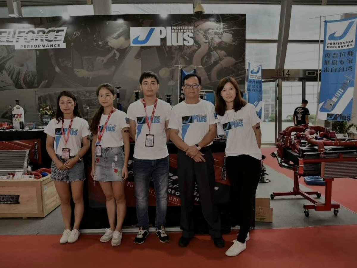 J-PLUS team at the booth