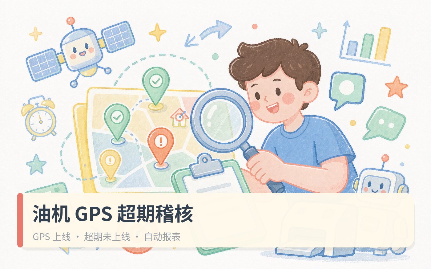 油机GPS上线稽核工具 · 工作流程介绍（脱敏版）