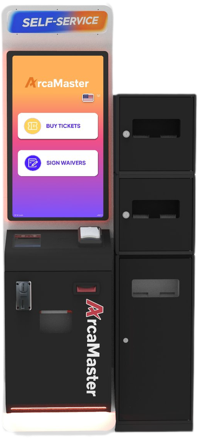 iMaster K5W Pro self-service wristband kiosk