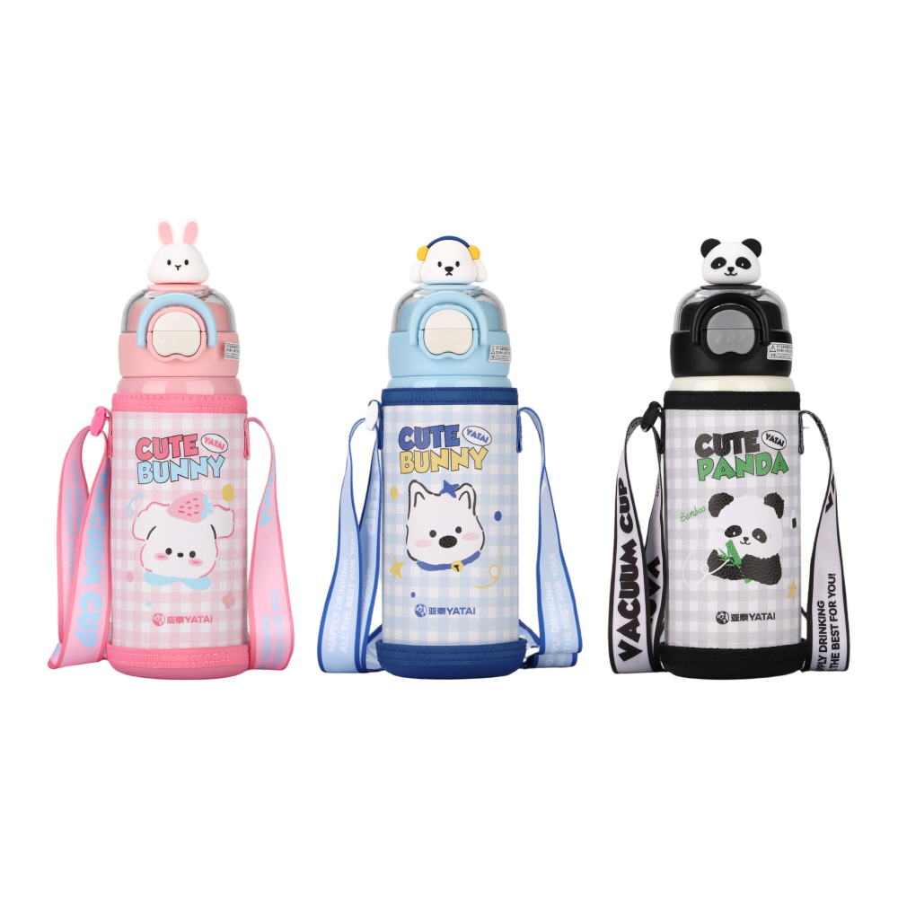 Bunny, puppy and panda toppers on the Y-7033 bottle body Bunny, puppy and panda toppers on the Y-7033 bottle body